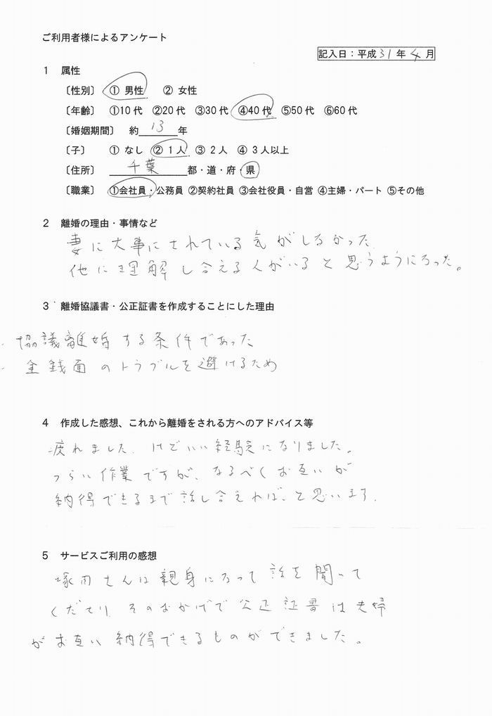 130公正証書・男性